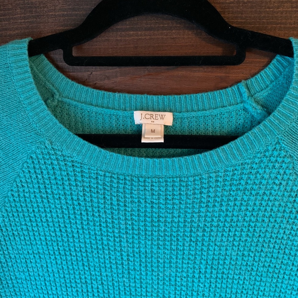 J. Crew waffle sweater